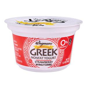 Wegmans Greek Strawberry Nonfat Yogurt