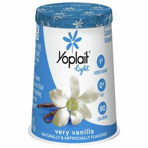 Yoplait Light Yogurt, Fat Free, Very Vanilla