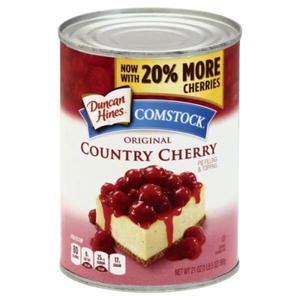 Duncan Hines Comstock Comstock Pie Filling & Topping, Original Country Cherry