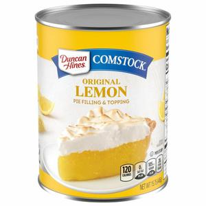 Duncan Hines Comstock Comstock Pie Filling & Topping, Lemon, Original