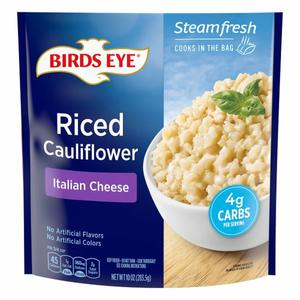 Birds Eye Steamfresh Riced Cauliflower, Italian Cheese