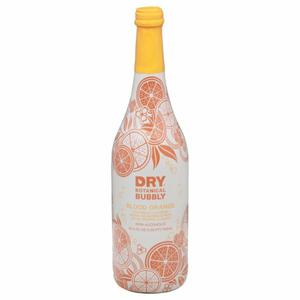 Dry DRY Botanical Bubbly Sparkling Beverage, Blood Orange, Non-Alcoholic