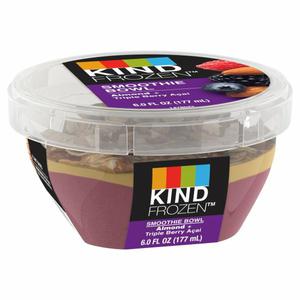 Kind Frozen KIND Almond Triple Berry Acai Plant Based Smoothie Bowl