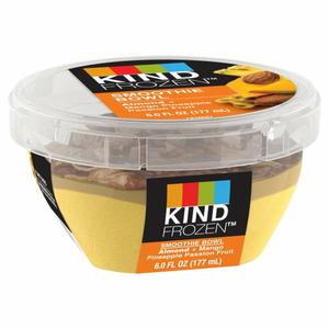 Kind Frozen KIND Almond Mango Pineapple Passion Fruit Plant Based Smoothie Bowl