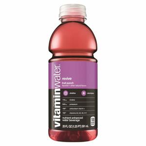 Glaceau Vitaminwater Water Beverage, Nutrient Enhanced, Revive, Fruit Punch