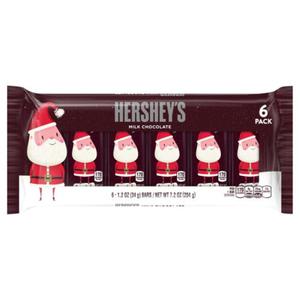 Hershey's Candy Bars, Chocolate Candy, Milk Chocolate, Santa Claus, Holiday Candy