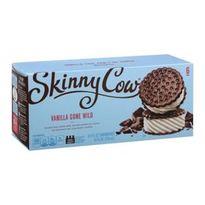 Skinny Cow Sandwiches, Vanilla Gone Wild, 6 Pack