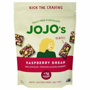 JOJO's Chocolate Chocolate Bites, Guilt-Free, Raspberry Dream