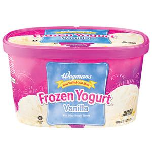 Wegmans Vanilla Frozen Yogurt