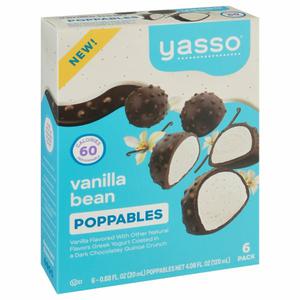 Yasso Poppables, Vanilla Bean, 6 Pack