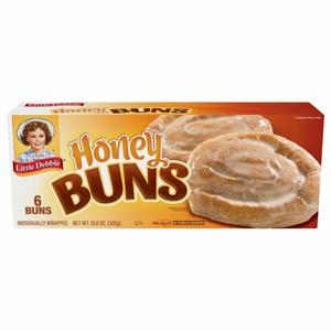 Little Debbie Family Pack Little Debbie Buns, Honey, 6 Pack