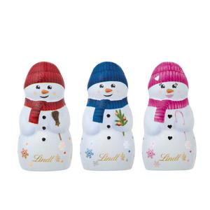 Lindt Holiday Milk Chocolate Snowman