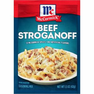 McCormick®  Beef Stroganoff Sauce Mix