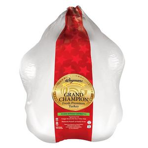 Wegmans Antibiotic Free Grand Champion Turkey, Fresh 14-18 lb.