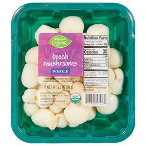 Wegmans Organic Whole Beech Mushrooms