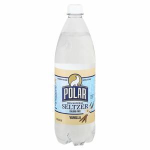 Polar Seltzer, 100% Natural, Vanilla