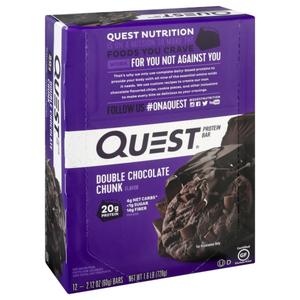 Quest Nutrition Quest Protein Bar, Double Chocolate Chunk Flavor