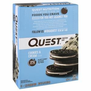 Quest Nutrition Quest Protein Bar, Cookies & Cream Flavor