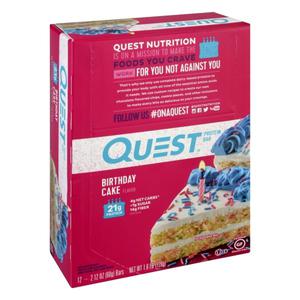 Quest Nutrition Quest Protein Bar, Birthday Cake Flavor