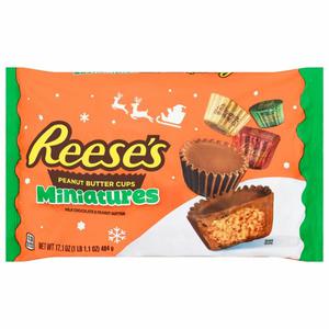 Reese's Peanut Butter Cups, Milk Chocolate & Peanut Butter, Miniatures