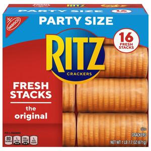 Nabisco Ritz RITZ Crackers, The Original, Party Size, 16 Fresh Stacks