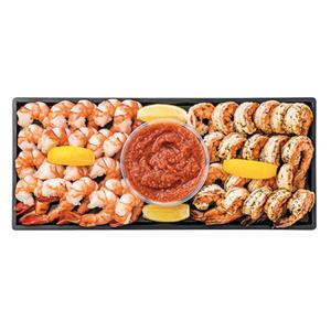 Wegmans Organic Shrimp Cocktail Tray, Fresh Cooked & Fresh Grilled, 40 Count