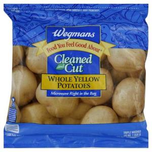 Wegmans Cleaned and Cut Whole Yellow Potatoes