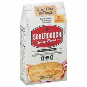 Soberdough Brew Bread, Green Chile and Cheese