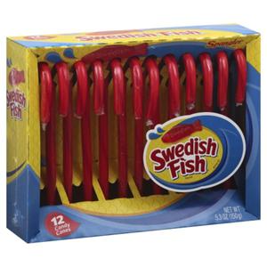 Swedish Fish Candy Canes