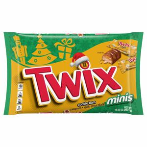 Twix TWIX Caramel Minis Size Cookie Bar Christmas Candy