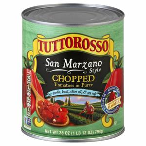 Tuttorosso Tomatoes San Marzano Style Tomatoes, in Puree, San Marzano Style, Chopped