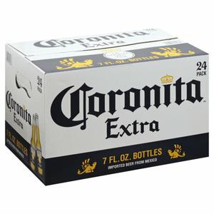 Corona Extra Extra Beer 24/7 oz bottles