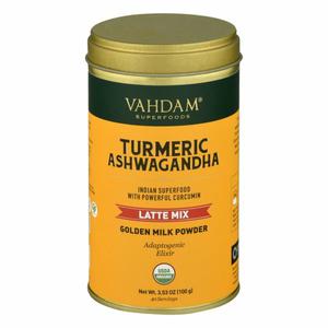 Vahdam Teas Latte Mix, Turmeric, Ashwagandha, Superfoods