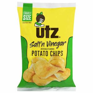 Utz Potato Chips, Salt’n Vinegar, Family Size