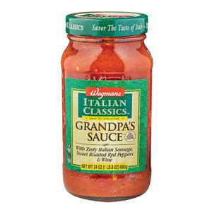 Wegmans Italian Classics Grandpa's Pasta Sauce