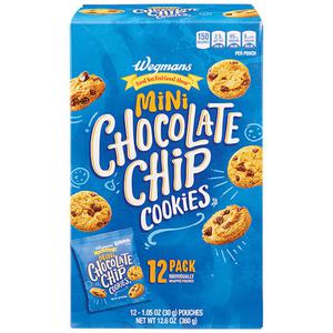 Wegmans Mini Chocolate Chip Cookies, 12 Pack