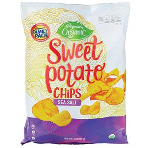 Wegmans Organic Chips, Sweet Potato, Sea Salt, FAMILY PACK