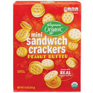 Wegmans Organic Peanut Butter Mini Sandwich Crackers