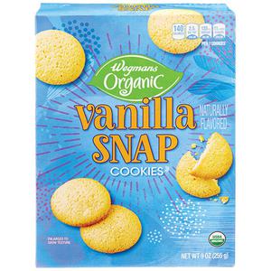 Wegmans Organic Vanilla Snap Cookies