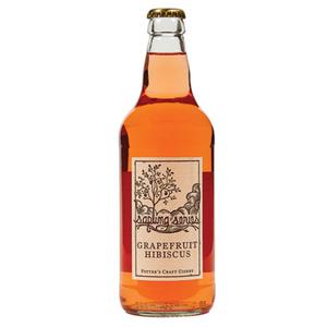 Potter Craft Cider Grapefruit Hibiscus Hard Cider Single Bottle