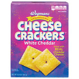 Wegmans White Cheddar Cheese Crackers