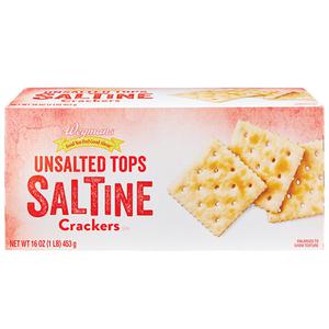 Wegmans Unsalted Tops Saltine Crackers