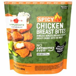 Applegate Naturals Breast Bites, Chicken, Spicy