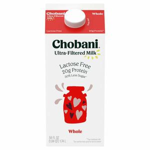 Chobani Milk, Ultra-Filtered, Lactose Free, Whole