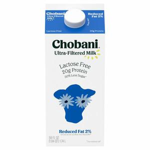 Chobani Milk, Reduced Fat, 2%, Ultra-Filtered