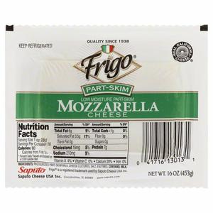 Frigo® Frigo Cheese, Mozzarella, Part-Skim