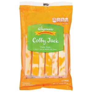 Wegmans Colby Jack Cheese Sticks, 12 Count