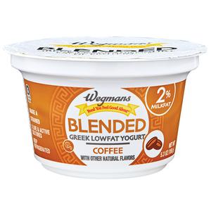 Wegmans Coffee Lowfat Blended Greek Yogurt