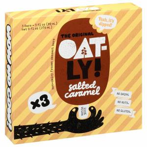 Oatly Frozen Dessert Bar, Non-Dairy, Salted Caramel