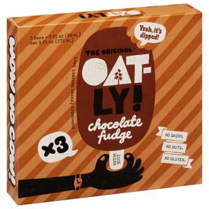 Oatly Frozen Dessert Bar, Non-Dairy, Chocolate Fudge